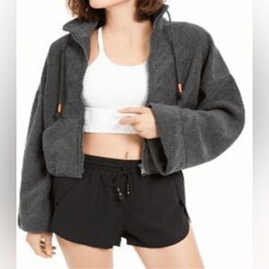 Free People Movement Fleece Zip Up Jacket
